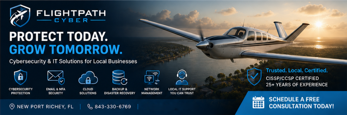 FlightPath Cyber aircraft graphic